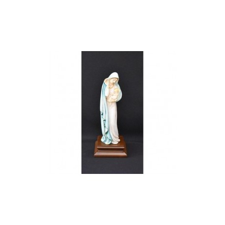 Virgen María en alabastro y...