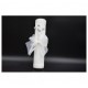Vela en shantung ivory con...