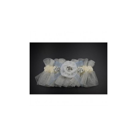 Liga ivory organdi con...