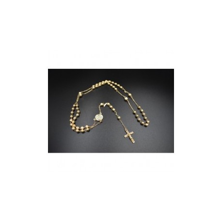 Rosario oro laminado...