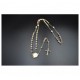 Rosario oro laminado con...