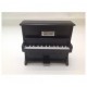Piano mini negro y café