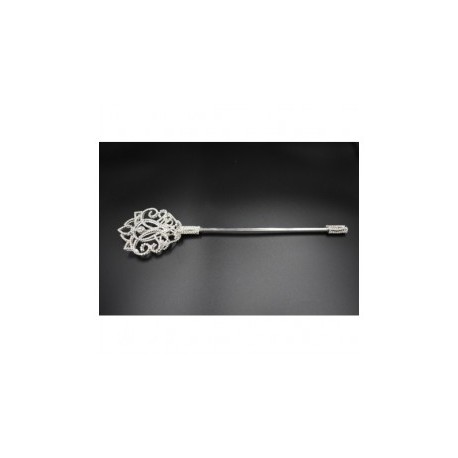 Cetro plateado con cristal