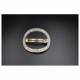 B.C. Broche de cabello oval...