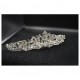 tiara plateada con cristal...
