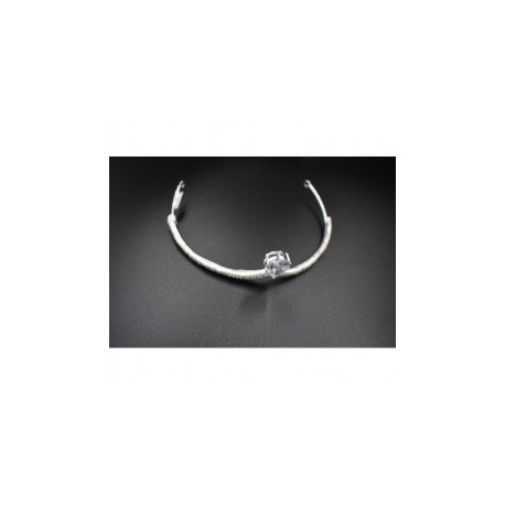 TIA Tiara rodio con zirconias
