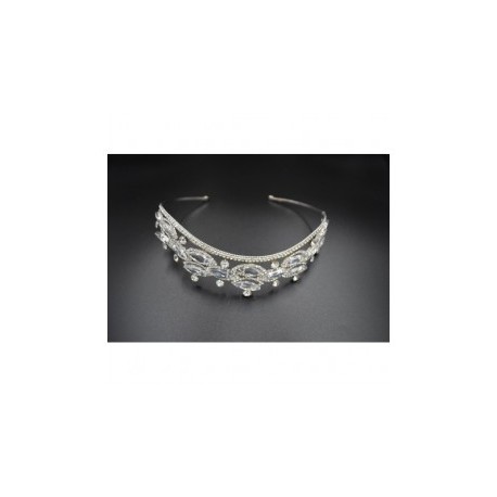 TIA Tiara chapa plata con...