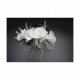TOCP Tocado flores blancas...